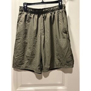 Nike Dri-FIT Mens Training Shorts Olive Green CV7643-325 Size Large